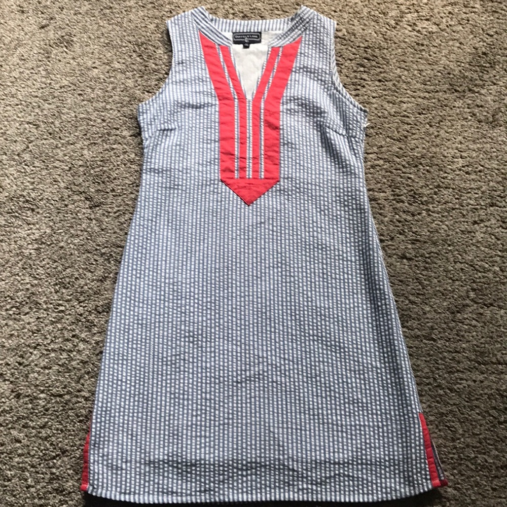 Duffield Lane seersucker dress size XS